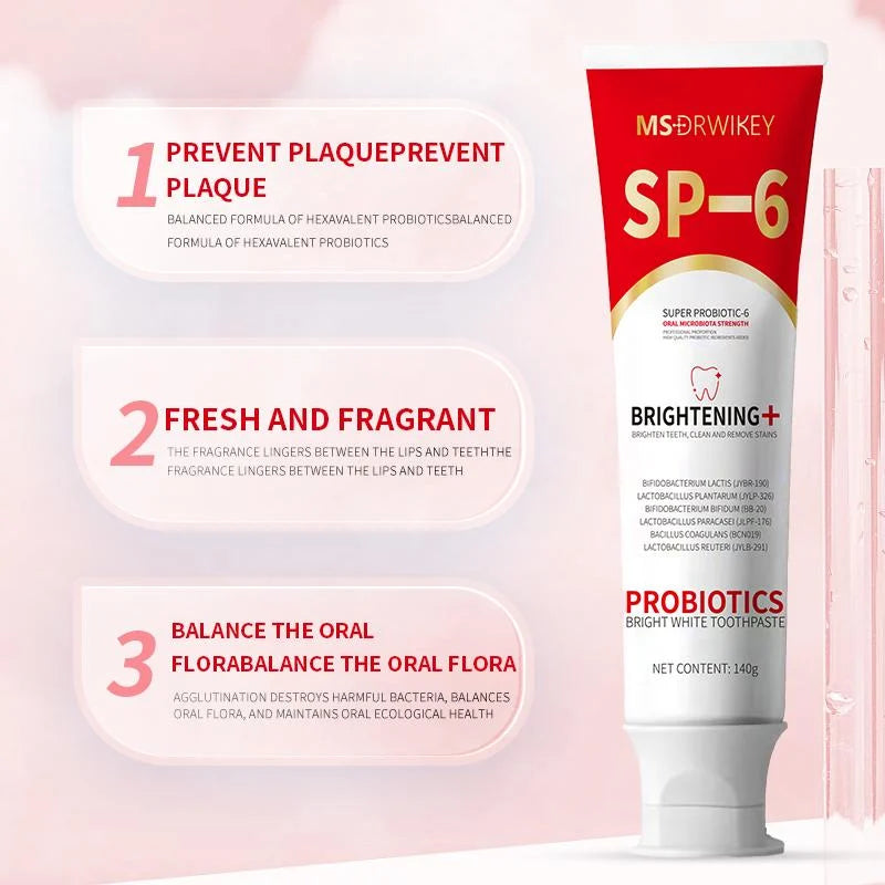 🔥2026 HOT SALE SP-6 Probiotic Whitening Toothpaste🔥