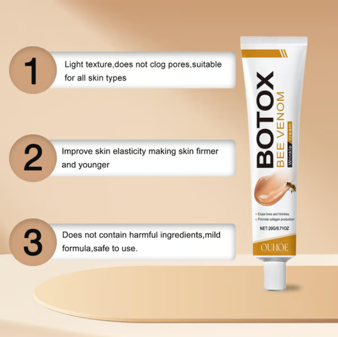 Last Day Of Discount 🔥 Bee Venom Wrinkle Removal Cream